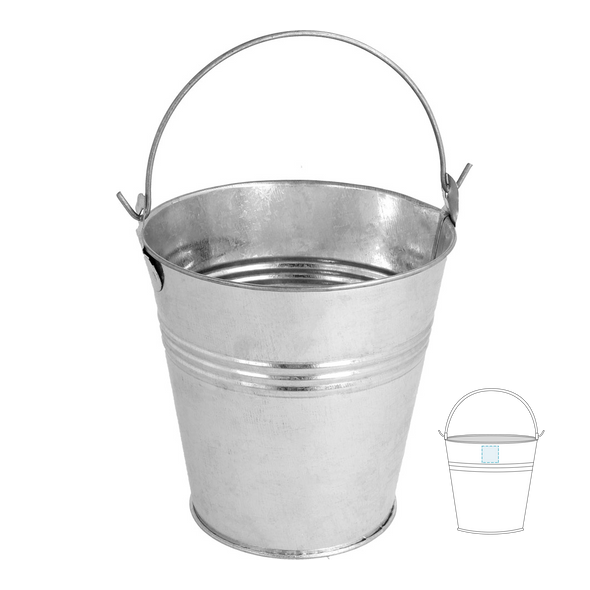 Mini-Eimer aus Metall